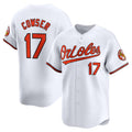 Custom #17 White BAL Baseball Shirt Top