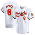 Custom #8 White BAL Baseball Shirt Top