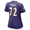 Custom #72 Purple BAL Football Shirt Top