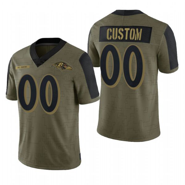 Custom Olive 2022 BAL Football Shirt Top