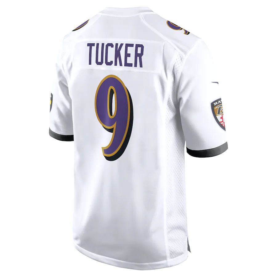 Custom #9 White BAL Football Shirt Top