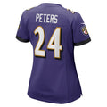 Custom #24 Purple BAL Football Shirt Top