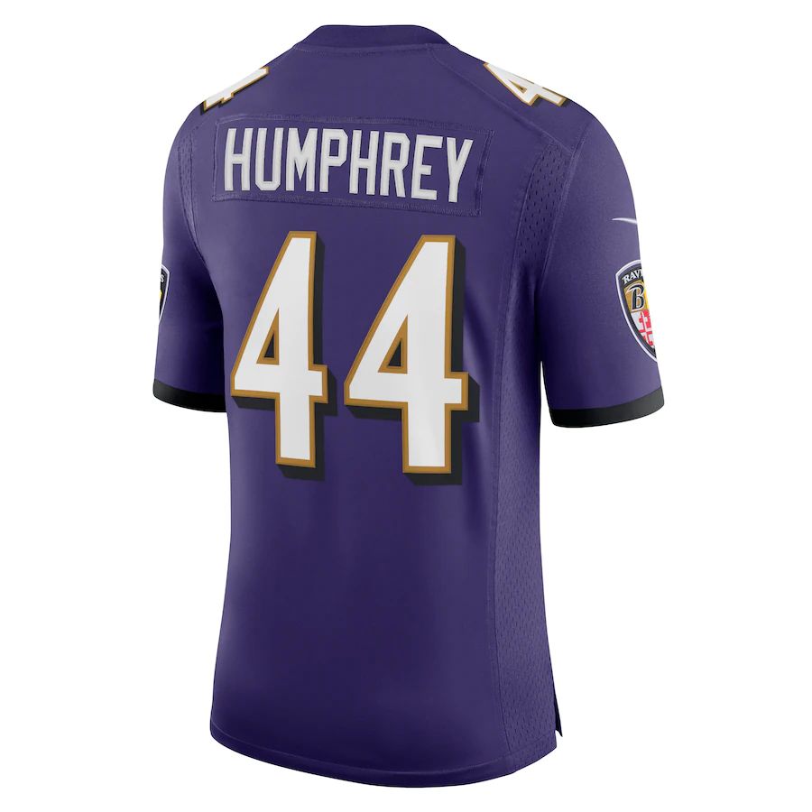 Custom #44 Purple BAL Football Shirt Top