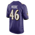 Custom #46 Purple BAL Football Shirt Top