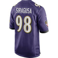 Custom #98 Purple BAL Football Shirt Top