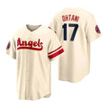 Custom #17 Cream 2022 City Connect LAA Baseball Shirt Top