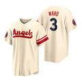 Custom #3 Cream 2022 City Connect LAA Baseball Shirt Top