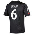 Custom #6 Black Football Shirt Top
