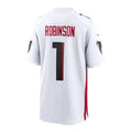 Custom #1 White ATL Football Shirt Top