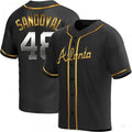 Custom #48 Black ATL Baseball Shirt Top