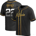Custom #22 Black ATL Baseball Shirt Top