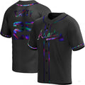 Custom #25 Black ATL Baseball Shirt Top