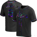 Custom #8 Black ATL Baseball Shirt Top