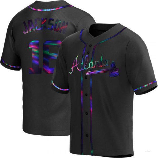 Custom #16 Black ATL Baseball Shirt Top