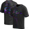 Custom #65 Black ATL Baseball Shirt Top