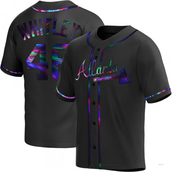 Custom #46 Black ATL Baseball Shirt Top