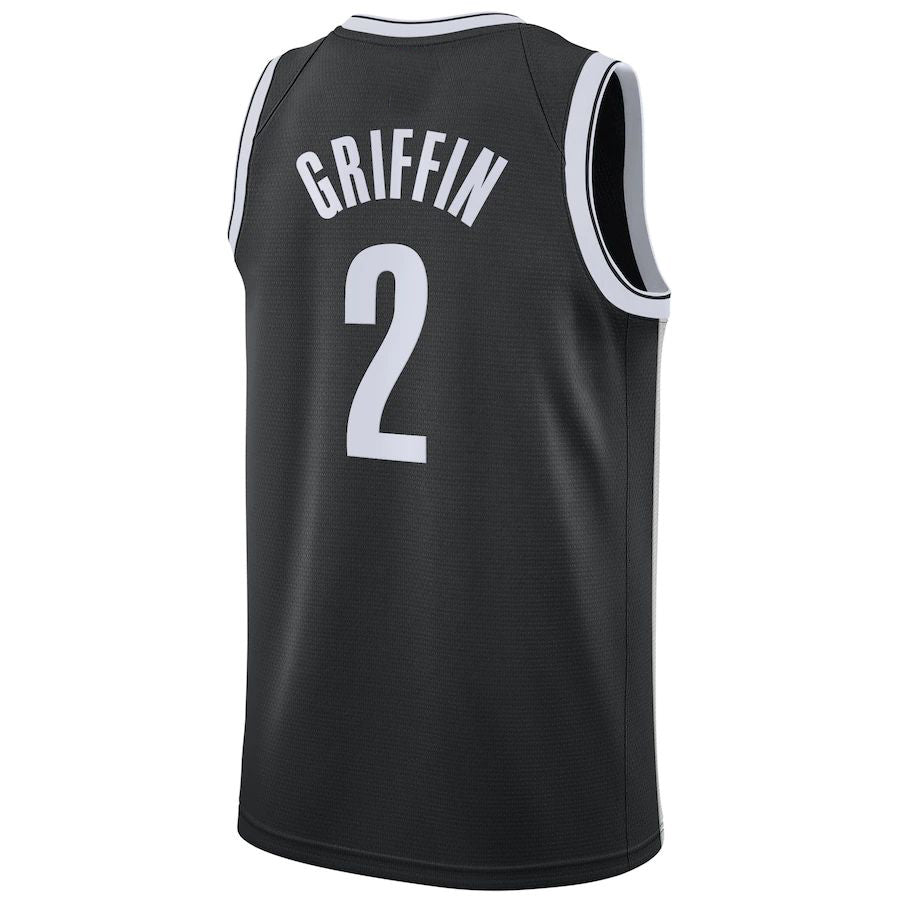 Custom #2 Black 2020 BKN Basketball Shirt Top