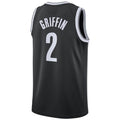 Custom #2 Black 2020 BKN Basketball Shirt Top