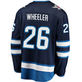 Custom #26 Navy Hockey Shirt Top