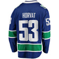 Custom #53 Blue VAN Hockey Shirt Top