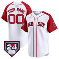 Custom Red 2024 BOS Baseball Shirt Top