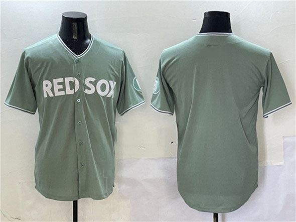 Custom Red 2025 City Connect BOS Baseball Shirt Top