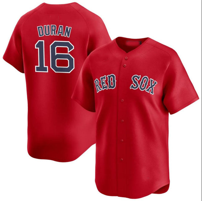 Custom #16 Red 2024 BOS Baseball Shirt Top