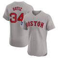 Custom #34 Red BOS Baseball Shirt Top