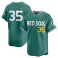 Custom #35 Red 2025 City Connect BOS Baseball Shirt Top