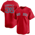 Custom #35 Red 2024 BOS Baseball Shirt Top
