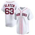 Custom #63 White 2025 BOS Baseball Shirt Top