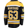 Custom #63 Black BOS Hockey Shirt Top