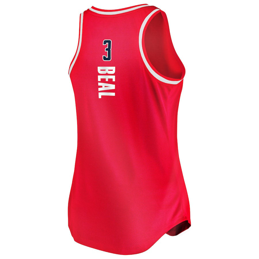 Custom #3 Red WAS Basketball Shirt Top