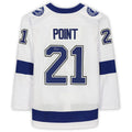 Custom #21 White 2020 Stanley Cup TBL Hockey Shirt Top