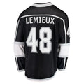 Custom #48 Black LAK Hockey Shirt Top