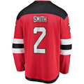 Custom #2 Red NJD Hockey Shirt Top