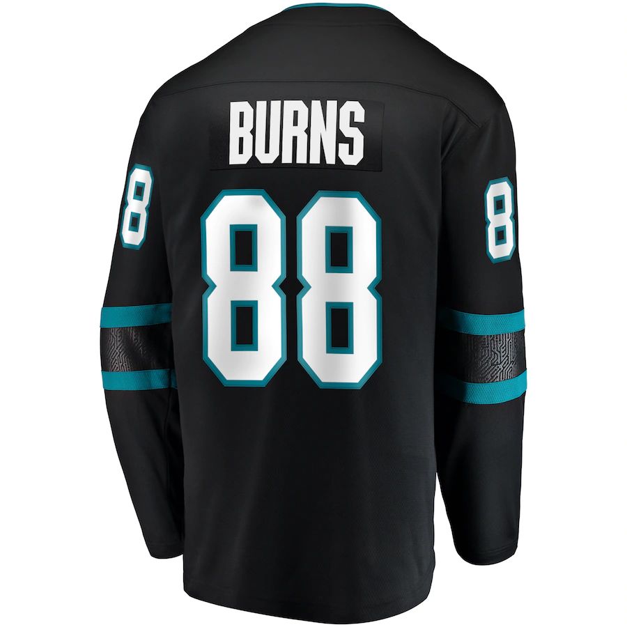 Custom #88 Black SJS Hockey Shirt Top