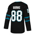 Custom #88 Black SJS Hockey Shirt Top