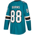 Custom #88 Teal SJS Hockey Shirt Top
