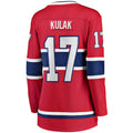 Custom #17 Red MTL Hockey Shirt Top
