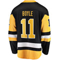 Custom #11 Black PIT Hockey Shirt Top