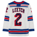 Custom #2 White Hockey Shirt Top