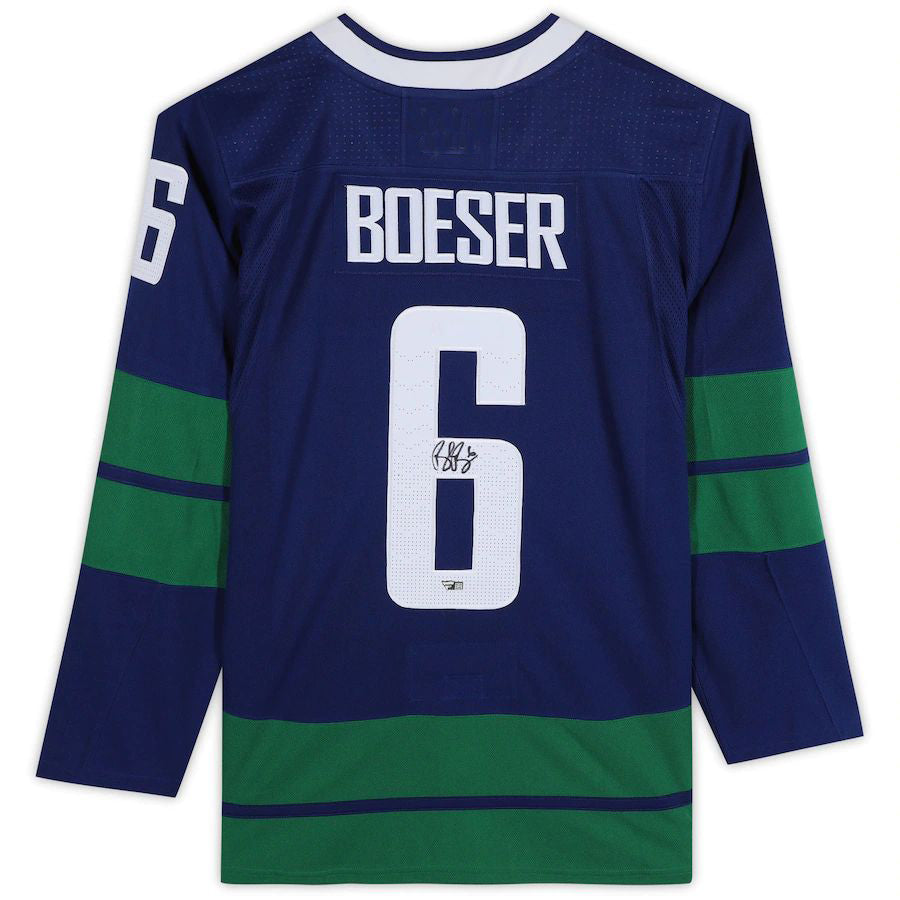 Custom #6 Blue VAN Hockey Shirt Top
