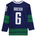 Custom #6 Blue VAN Hockey Shirt Top