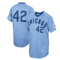 Custom #42 Light Blue 1976 CHC Baseball Shirt Top