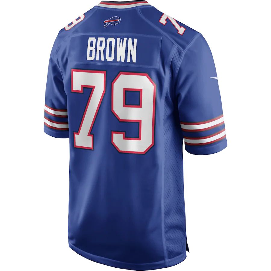 Custom #79 Brown BUF Football Shirt Top