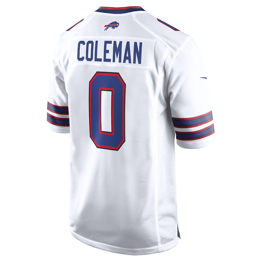 Custom #0 White 2024 BUF Football Shirt Top