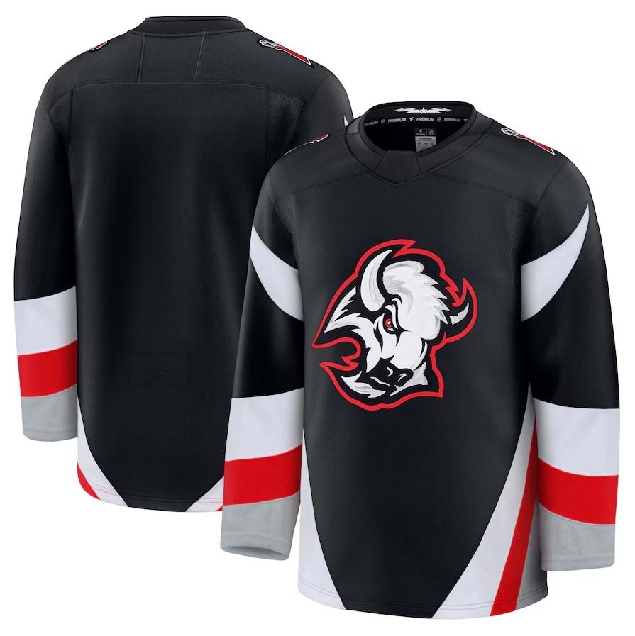 Custom Black BUF Hockey Shirt Top
