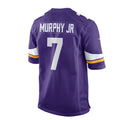 Custom #7 Purple MIN Football Shirt Top