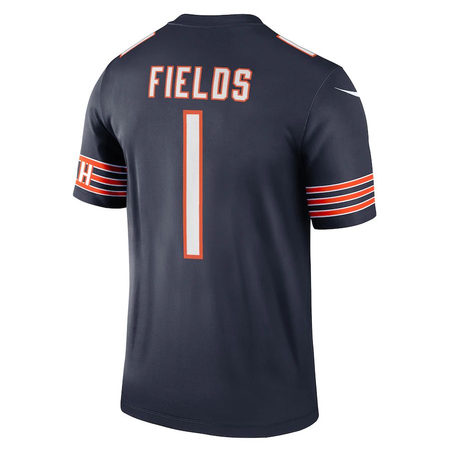 Custom #1 Navy CHI Football Shirt Top
